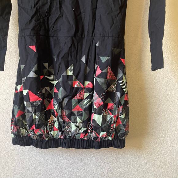 NWT skunkfunk‎ elastic hem mini dress with bottom graphic design size 2 - Picture 4 of 9